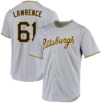 Replica Justin Lawrence Youth Pittsburgh Pirates Gray Road Jersey