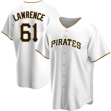 Replica Justin Lawrence Youth Pittsburgh Pirates White Home Jersey