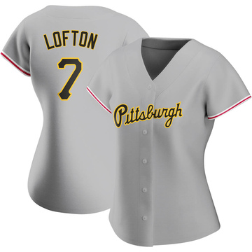 Replica Kenny Lofton Women's Pittsburgh Pirates Gray Road Jersey