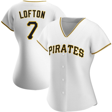Replica Kenny Lofton Women's Pittsburgh Pirates White Home Jersey