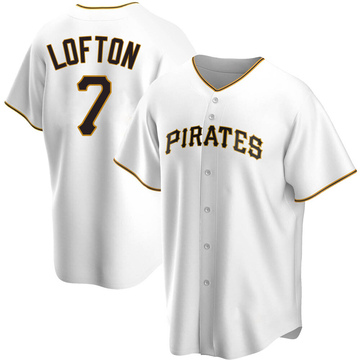 Replica Kenny Lofton Youth Pittsburgh Pirates White Home Jersey