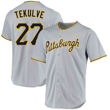 Replica Kent Tekulve Youth Pittsburgh Pirates Gray Road Jersey