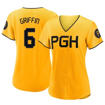 Replica Konnor Griffin Women's Pittsburgh Pirates Gold 2023 City Connect Jersey