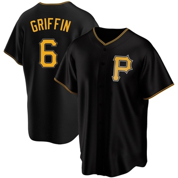 Replica Konnor Griffin Youth Pittsburgh Pirates Black Alternate Jersey