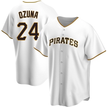 Replica Marcell Ozuna Youth Pittsburgh Pirates White Home Jersey
