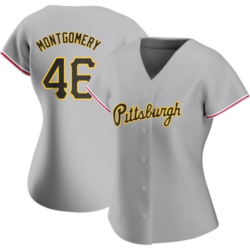 Replica Mason Montgomery Women's Pittsburgh Pirates Gray Road Jersey