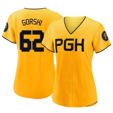 Replica Matthew Gorski Women's Pittsburgh Pirates Gold 2023 City Connect Jersey