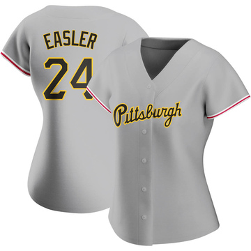 Replica Mike Easler Women's Pittsburgh Pirates Gray Road Jersey