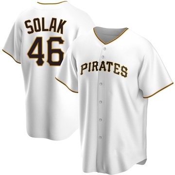 Replica Nick Solak Men's Pittsburgh Pirates White Home Jersey