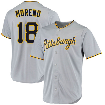 Replica Omar Moreno Youth Pittsburgh Pirates Gray Road Jersey