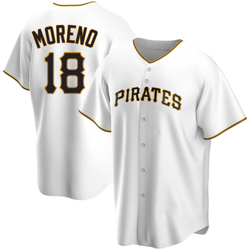 Replica Omar Moreno Youth Pittsburgh Pirates White Home Jersey