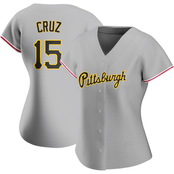 Replica Oneil Cruz Women's Pittsburgh Pirates Gray Road Jersey