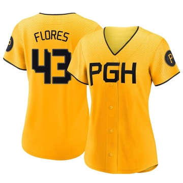 Replica Rafael Flores Women's Pittsburgh Pirates Gold 2023 City Connect Jersey