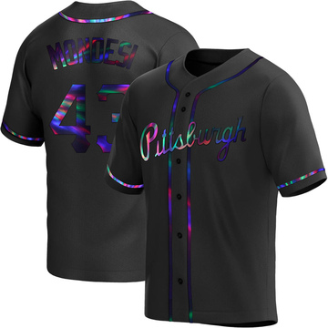 Replica Raul Mondesi Youth Pittsburgh Pirates Black Holographic Alternate Jersey