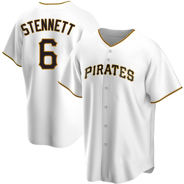 Replica Rennie Stennett Men's Pittsburgh Pirates White Home Jersey