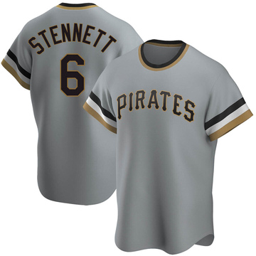 Replica Rennie Stennett Youth Pittsburgh Pirates Gray Road Cooperstown Collection Jersey