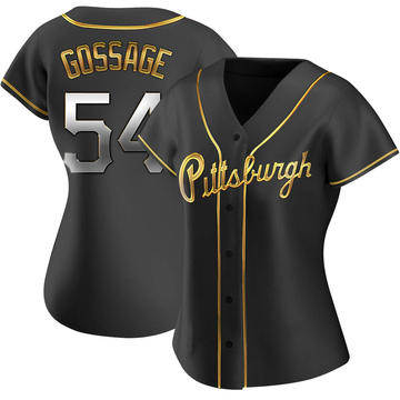 Replica Rich Gossage Women's Pittsburgh Pirates Black Golden Alternate Jersey