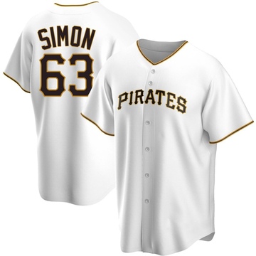 Replica Ronny Simon Men's Pittsburgh Pirates White Home Jersey