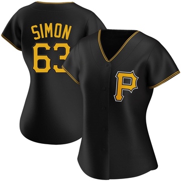 Replica Ronny Simon Women's Pittsburgh Pirates Black Alternate Jersey
