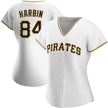Replica Ryan Harbin Women's Pittsburgh Pirates White Home Jersey