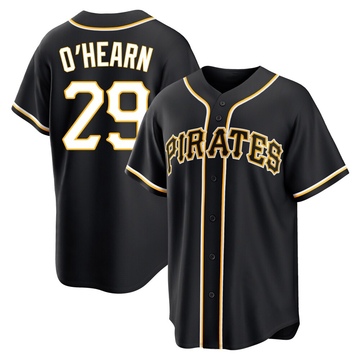 Replica Ryan O'Hearn Men's Pittsburgh Pirates Black Fashion Out Jersey