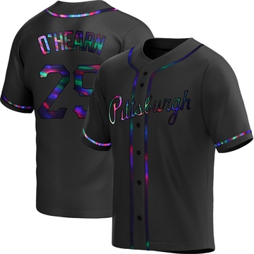 Replica Ryan O'Hearn Youth Pittsburgh Pirates Black Holographic Alternate Jersey