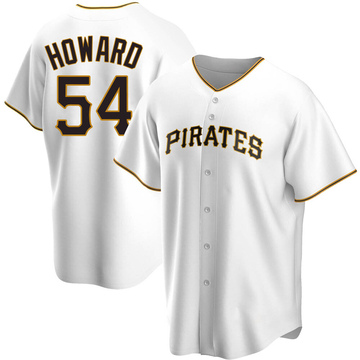 Replica Sam Howard Youth Pittsburgh Pirates White Home Jersey