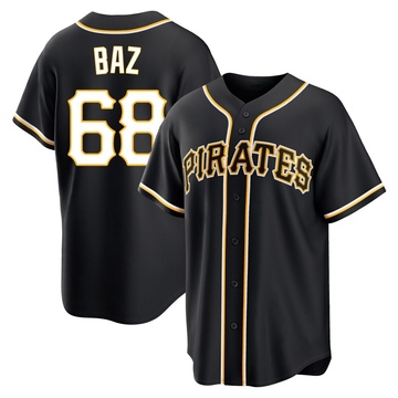 Replica Shane Baz Youth Pittsburgh Pirates Black Fashion Out Jersey