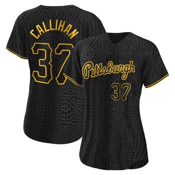 Replica Tyler Callihan Women's Pittsburgh Pirates Black Snake Skin City Jersey