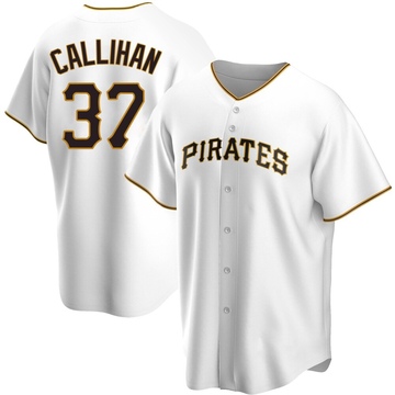 Replica Tyler Callihan Youth Pittsburgh Pirates White Home Jersey