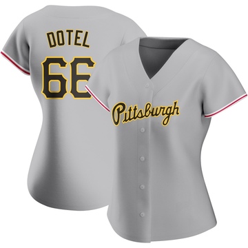Replica Wilber Dotel Women's Pittsburgh Pirates Gray Road Jersey