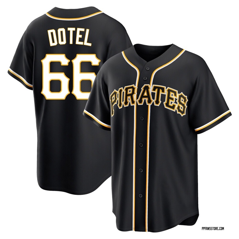 Replica Wilber Dotel Youth Pittsburgh Pirates Black Fashion Out Jersey
